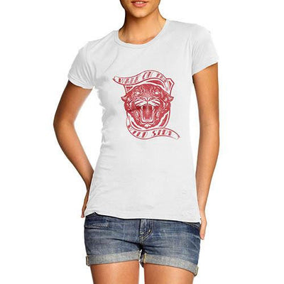 Womens Walk on the Wild Side Panther T-Shirt