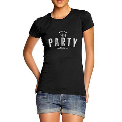 Womens Keep The Party Going Printed T-Shirt