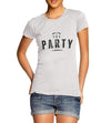 Womens Keep The Party Going Printed T-Shirt