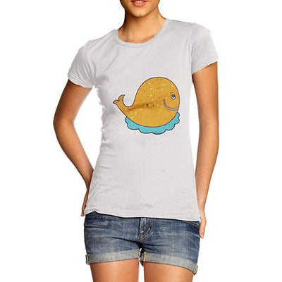 Women's Cartoon Whale Funny T-Shirt