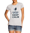 Women's Italian Cannot Keep Calm Funny T-Shirt