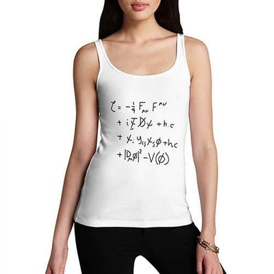 Women's Standard Model Math Equation Tank Top