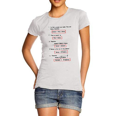 Women's Women Equal Problem Funny T-Shirt