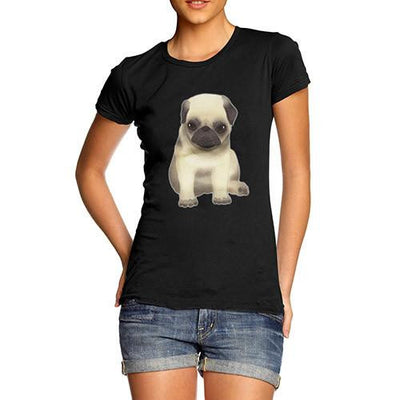 Women's Funny Grumpy Pug T-Shirt
