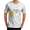Men's Hugz Funny Cartoon Print T-Shirt