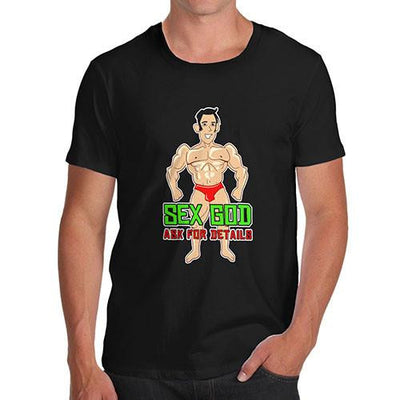Men's Funny Sex God T-Shirt
