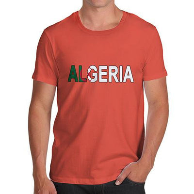 Men's Algeria Flag Football T-Shirt