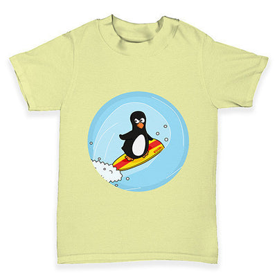 Surfer Guin The Penguin Baby Toddler T-Shirt