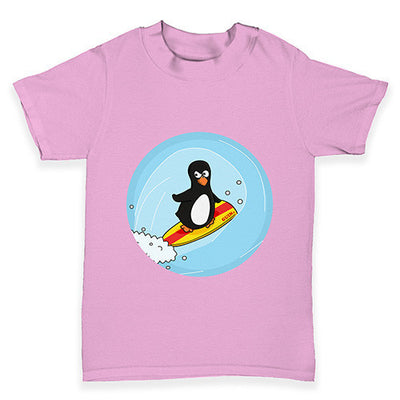 Surfer Guin The Penguin Baby Toddler T-Shirt