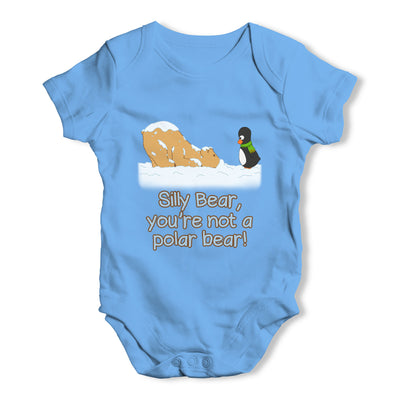 Guin and Silly Bear Baby Grow Bodysuit