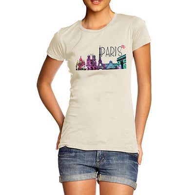 Women's Love Paris Landmarks T-Shirt