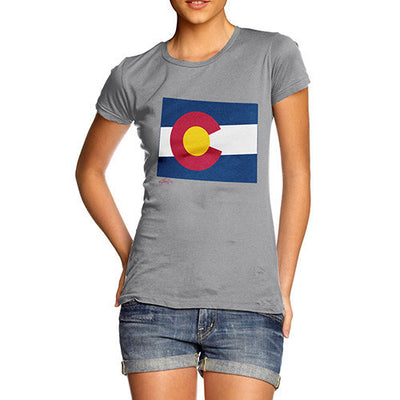 Women's USA States and Flags Colorado T-Shirt