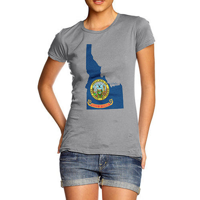 Women's USA States and Flags Idaho T-Shirt