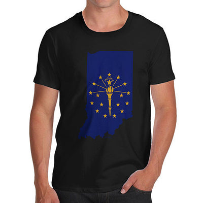 Men's USA States and Flags Indiana T-Shirt