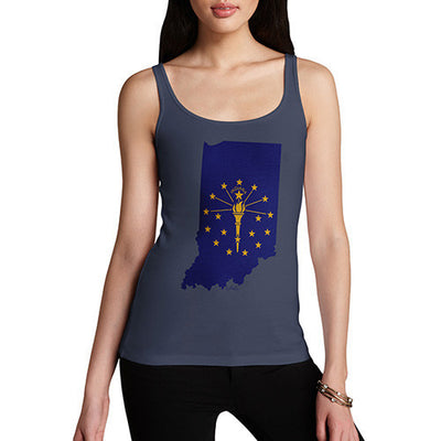 Women's USA States and Flags Indiana Tank Top