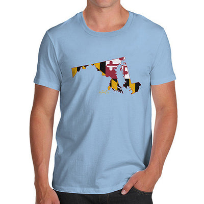Men's USA States and Flags Maryland T-Shirt