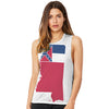 Mississippi State Flag Women's Flowy Scoop Muscle Tank