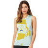 USA States and Flags Rhode Island Women's Flowy Scoop Muscle Tank