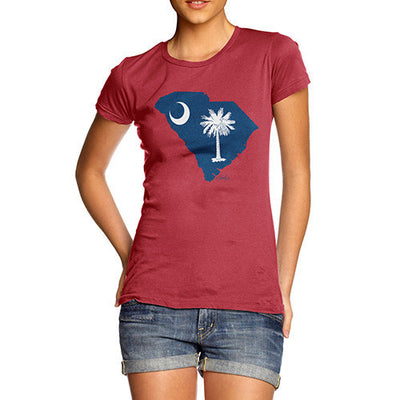 Women's USA States and Flags South Carolina T-Shirt