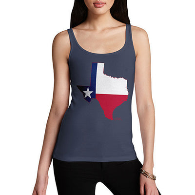 Women's USA States and Flags Texas Tank Top