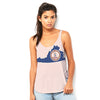 USA States and Flags Virginia Women's Flowy Side Slit Tank