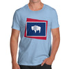 Men's USA States and Flags Wyoming T-Shirt