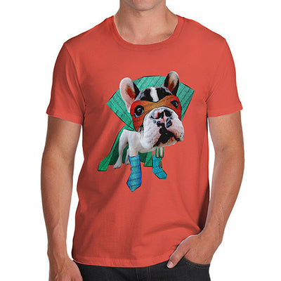 Men's Super Hero French Bulldog T-Shirt