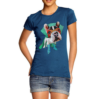Women's Super Hero French Bulldog T-Shirt