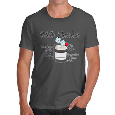 Men's White Russian Cocktail T-Shirt