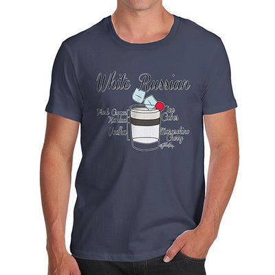 Men's White Russian Cocktail T-Shirt