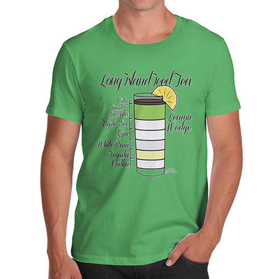 Men's Long Island Iced Tea Recipe T-Shirt