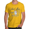 Men's John Collins Drink Recipe T-Shirt