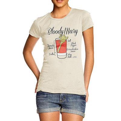 Women's Bloody Mary Recipe T-Shirt