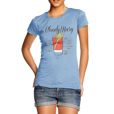 Women's Bloody Mary Recipe T-Shirt
