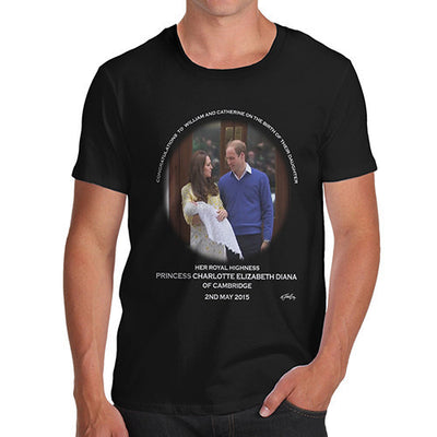 Men's HRH Royal Baby Princess Charlotte Commemorative T-Shirt