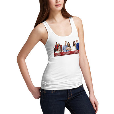 Women's Kate And William Royal Timeline Tank Top