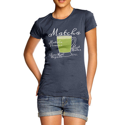 Women's Tea Recipe Matcha T-Shirt