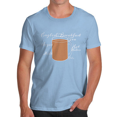 Men's Tea Recipe English Breakfast T-Shirt