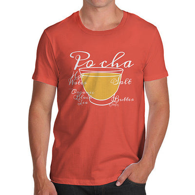 Men's Tea Recipe Po Cha T-Shirt