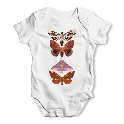 Butterflies And Moths Baby Grow Bodysuit