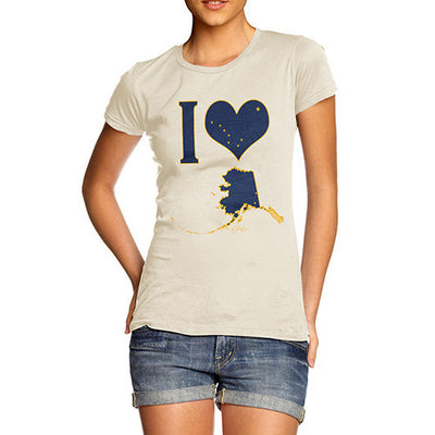 Women's I Love Alaska T-Shirt
