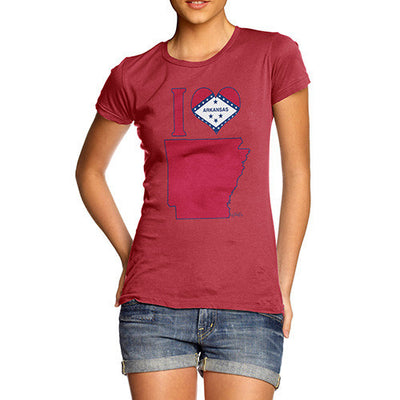 Women's I Love Arkansas T-Shirt