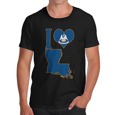 Men's I Love Louisiana T-Shirt