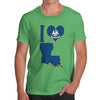 Men's I Love Louisiana T-Shirt