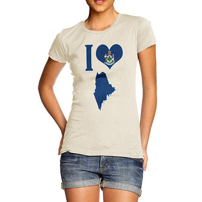 Women's I Love Maine T-Shirt