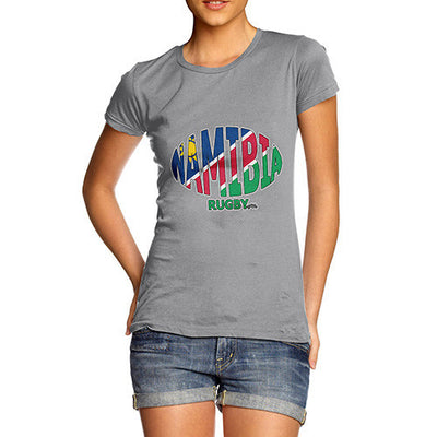 Women's Namibia Rugby Ball Flag T-Shirt