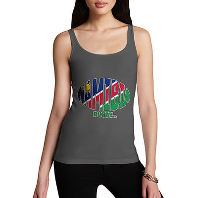 Women's Namibia Rugby Ball Flag Tank Top