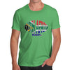 Men's South Africa Rugby Ball Flag T-Shirt