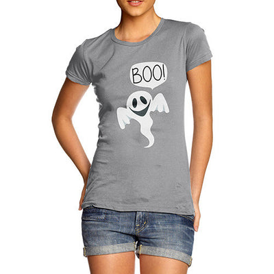 Women's Friendly Ghost Boo T-Shirt