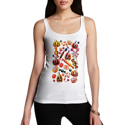 Women's Trick Or Treat Candy Tank Top